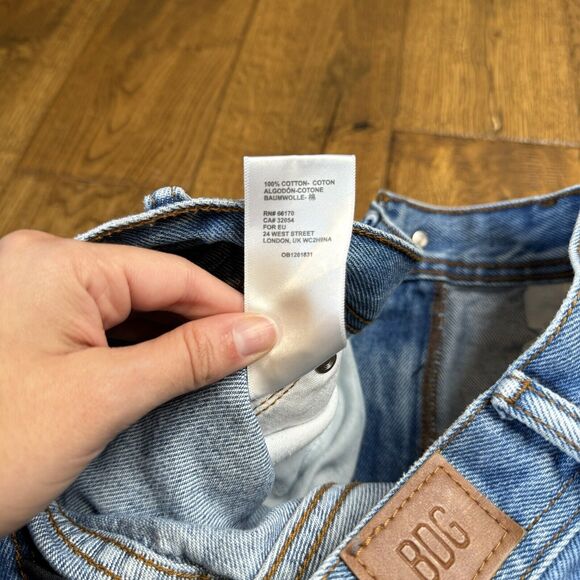 Urban Outfitters BDG Dad Slim Taper Fit Patchwork Jeans Mens 30x30 100% Cotton - Picture 7 of 7